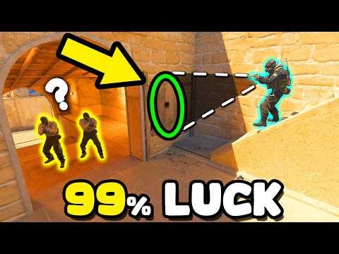 99% LUCK 1% SKILL! - CS2 BEST MOMENTS #144