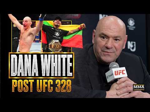 Danaa White Reacts To Sean Strickland Win Over Khamzat Chimaev At UFC 328 | MMA Fighting