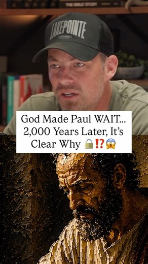 God made Paul WAIT... 2,000 years later, it's clear WHY
