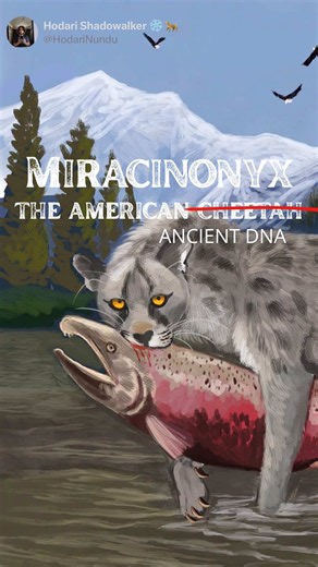 Ancient DNA is Flipping the Script on North America’s “American Cheetah” | Miracinonyx in the Yukon Territory #animals #evolution #learning #cats #paleontology
