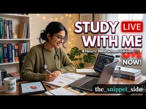 Late Night Study With Me LIVE 🌙 | Pomodoro Focus Session | No Distractions