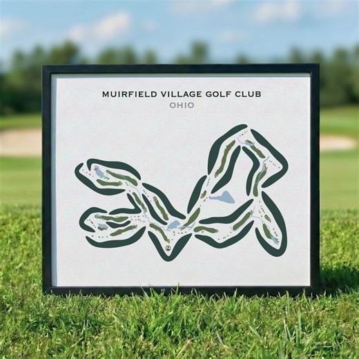 Muirfield Village Golf Club, Ohio | Golf Course Map, Golf Map, Golfer Gift for Him, Scorecard Layout, Golfer Boyfriend Gift, Art Print Decor - Etsy UK