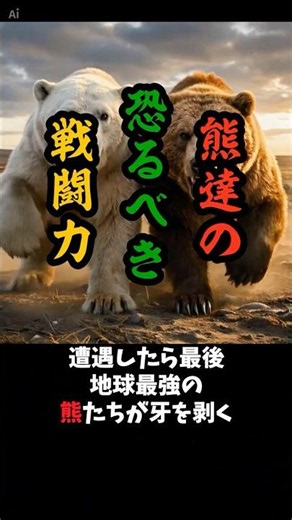 【遭遇したら最後】地球最強の熊たちの恐るべき戦闘力ランキング！