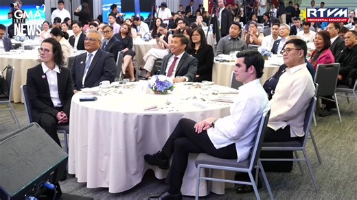 President Ferdinand "Bongbong" Marcos Jr. witnesses the digital ceremonial signing of a Memorandum of Agreement between Globe Telecom and Starlink, dubbed ‘Next Generation Connectivity: Every Filipino Connected,’ at the Globe Tower in Bonifacio Global City (BGC), Taguig City on January 16, 2026. | GMA News
