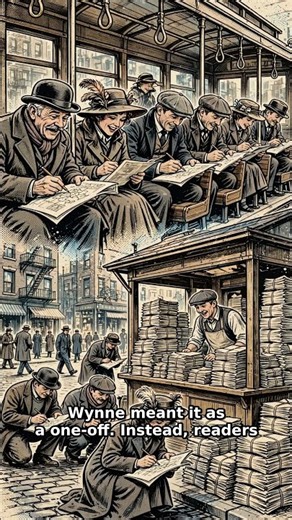 The First Crossword Was a One-Off Filler