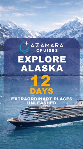 🌊 Pure Alaska with Azamara – Experience the wilderness! This exceptional cruise takes you beyond the usual routes to places that are not simply visited, but truly experienced. Expect breathtaking scenery, powerful natural moments, and destinations that reveal themselves slowly and authentically. With Azamara, travel is more immersive and more meaningful. Smaller ports, longer stays, and a focus on in-depth exploration turn this journey into a voyage for travelers who seek depth, not crowds. We 