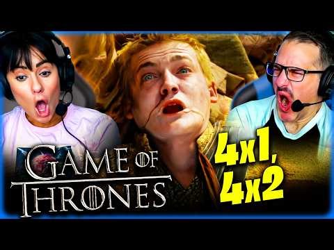 GAME OF THRONES SEASON 4 EPISODES 1 & 2 REACTION – WE DIDN'T EXPECT THAT WITH JOFFREY! – REVIEW!