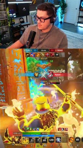 ONE OF THE MOST INSANE PLAYS I'VE EVER HAD ON ANHUR! #smite #smite2