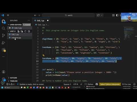 Python - Unit 8 - Exercise Completion - Sets and Dictionaries - Spring 2026