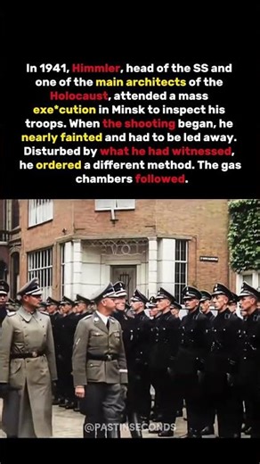 The Moment Himmler Couldn't Handle What He Created #ww2