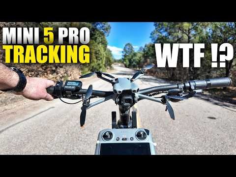 DJI Mini 5 Pro Tracking & Obstacle Avoidance Test - Improved?!