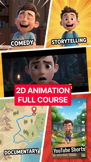 2D Animation Video Kaise Banaye? | Complete 2D Animation Course for Beginners | AI Tools