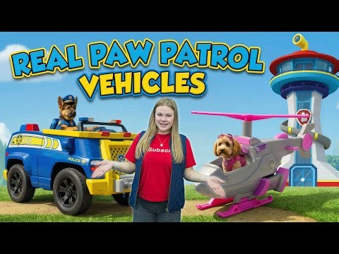 Assistant Presents The REAL LIFE Paw Patrol Dogs & Vehicles (with help from AI)