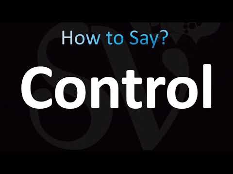 How to Pronounce Control (CORRECTLY!)