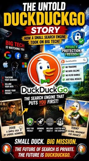 THE SEARCH ENGINE THAT KNOWS NOTHING ABOUT YOU 🦆 | DuckDuckGo's Hidden | Facts You Didn't Know
