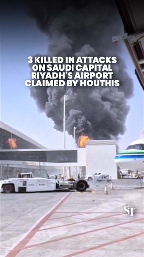 Houthi ballistic missile attack on Saudi airport in Riyadh kills 3
