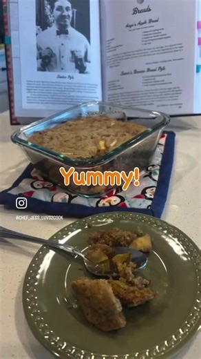 Ange’s Apple Bread! This recipe is super delicious and super easy! Watch and like! #recipe