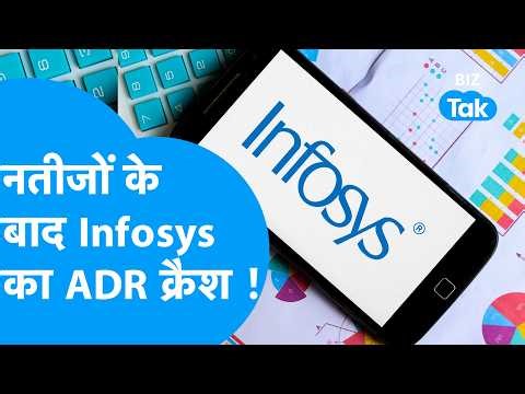Infosys Q4 Results: नतीजों के बाद Infosys का ADR क्रैश ! Biz Tak | IT Sector | Infosys Results