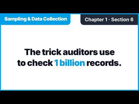 CISA Exam Prep【Chapter 1 #6】Audit Sampling | How Auditors Test Millions of Records