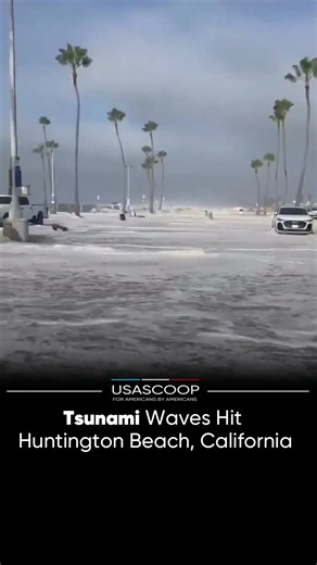 Tsunami Like Waves Slam California Beaches Amid Coastal Flooding Alerts