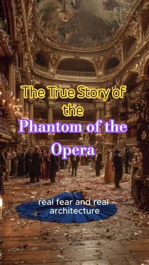 The True Story Behind the Phantom of the Opera! #HistoryMystery #DarkHistory #TrueStory
