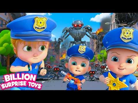 Outdoor playground police stories! Educational Funny Show for Kids