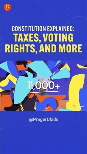 "Constitution Made Easy for Kids! 📚🇺🇸 #HistoryIn5 #PragerUKids"