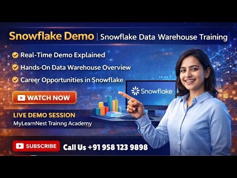 Snowflake Demo | Snowflake Data Warehouse Training | Live Demo Explained | MyLearnNest