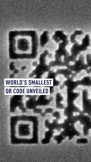 Austrian scientists create world's smallest QR code for data storage