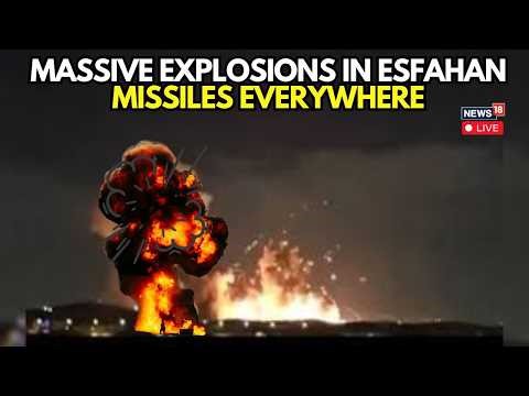 ISFAHAN| Massive Explosions as U.S. Bunker Busters Hit Missile Depot |Trump Shares Footage