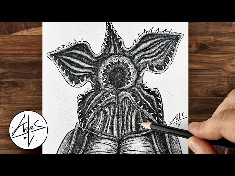 How To Draw DEMOGORGON From Stranger Things | Drawing Tutorial step by step