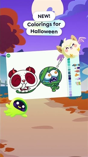 Moshi Coloring World: New Halloween pages