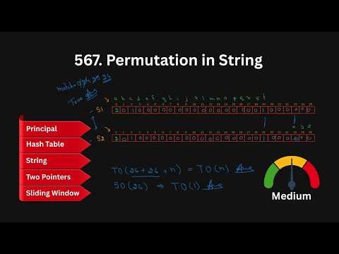 567. Permutation in String