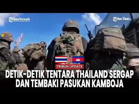 As Thai troops pound Cambodian positions with M113s and heavily armed Humvees
