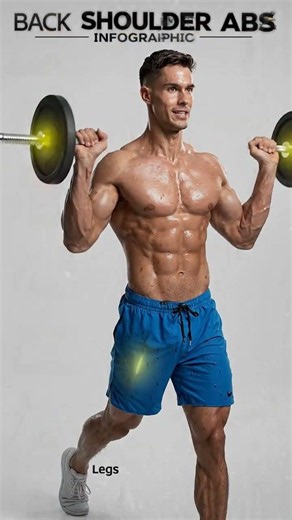 Full Body Gym Guide: Visual Exercise Infographic
