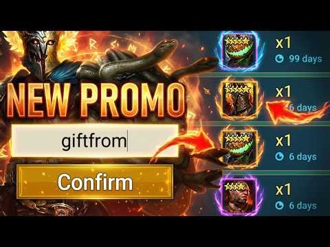 TODAY NEW PROMO CODES IN RAID SHADOW LEGENDS