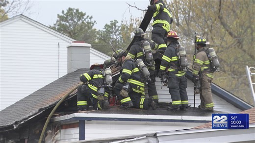 Springfield house fire damages roof and attic