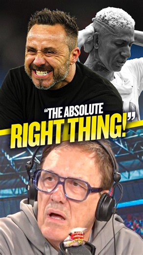 Tony Cascarino praises Roberto De Zerbi for the way he's handled the Richarlison situation 👏