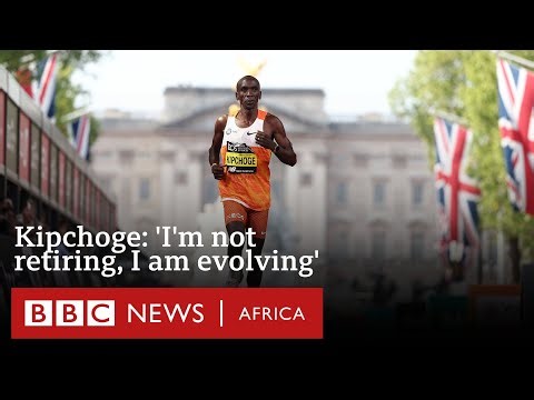 'I'm not retiring, I am evolving': Eliud Kipchoge starts world marathon tour - BBC Africa