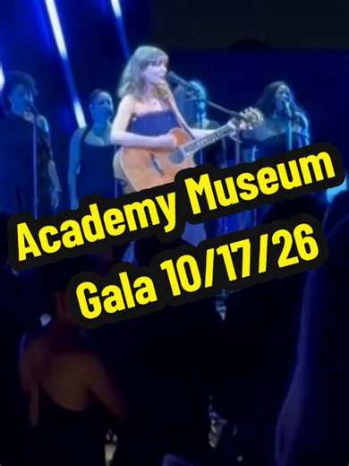 Taylor Swift Academy Museum Gala performance — Ophelia & Blank Space