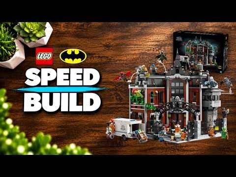 Is this the BEST LEGO Batman set ever? Arkham Asylum Speed Build 🏚️