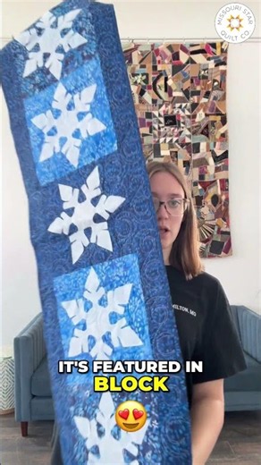 Shimmering Snowflake Table Runner | Missouri Star Quilt Tutorial