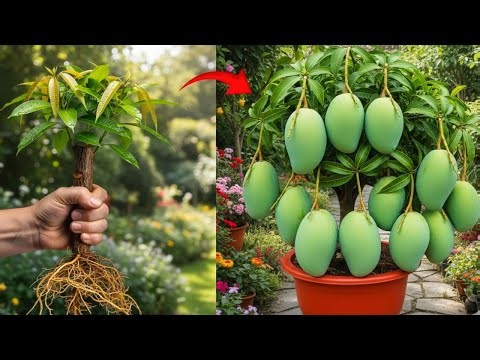 🔴LIVE: 🌿How to grow mango from cutting - 100% success