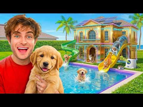 $1 vs $1,000,000 Dream Dog House!