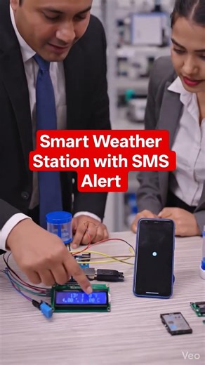 Smart Weather Station with GSM SMS Alert