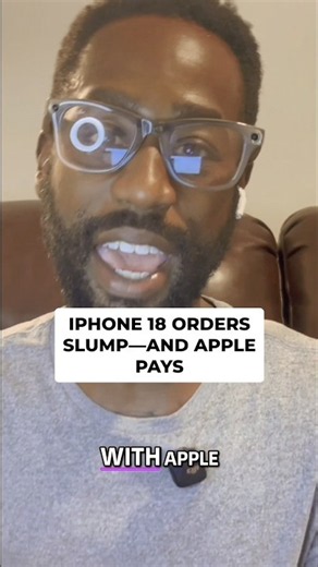 Apple Stock Drops as iPhone 18 Demands Falls 15% 😳 #shorts #short #financialcorner #stocks #invest