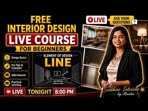 Element of Design: Space Explained | Interior design Live Course For Beginners by Sunshine Interiors
