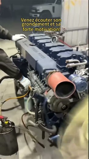 Weichai WP10 Used Diesel Engine Start-Up Test | Proven Performance & Ready for Global Export