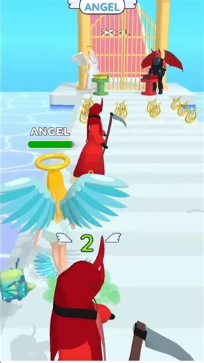 Angel 😇 Vs Devil 👿 Destiny Run 🏃 Gameplay #games #videogames #shortsfeed #trending