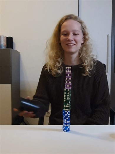 Dice Stacking 🎲 #dicestacking #dice #würfel #dicetrick #dicestack | Dice Stacking
